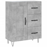 Highboard Concrete Grey 69.5x34x180 cm Engineered Wood 3200037