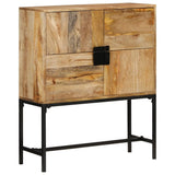 Highboard 80x30x95 cm Solid Rough Wood Mango 351713