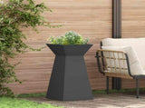 Pillar Planter Black 35 x 35 x 73 cm 873838