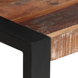 Dining Table 70x70x75 cm Solid Reclaimed Wood 321597
