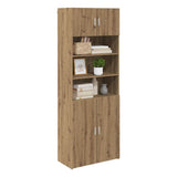Storage Cabinet Artisan Oak 80 x 42.5 x 225 cm Engineered Wood 3402819