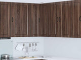 Wall Corner Cabinet PORTO Brown Oak 57 x 57 x 100 cm 885522
