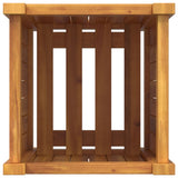 Garden Planter with Liner 31x31x50 cm Solid Wood Acacia 366430