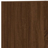 TV Wall Cabinet Brown Oak 40.5x30x102 cm Engineered Wood 836937