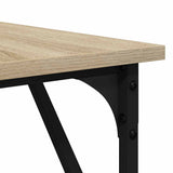 Desk Sonoma Oak 149x149x75 cm Engineered Wood 837583