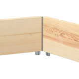 Raised Bed Hexagon 160x160 cm Solid Wood Pine 4010317