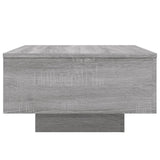Coffee Table Grey Sonoma 55x55x31 cm Engineered Wood 836572
