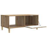 Coffee Table Artisan Oak 90 x 50 x 40 cm Engineered Wood 894734