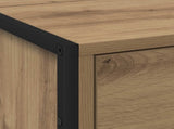 Bedside Table with Drawer 2 pcs Artisian Oak 50 x 39.5 x 50 cm 886689