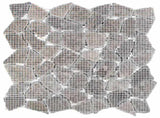 Mosaic Tiles Light Grey 30 x 30 cm Marble 42033528