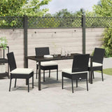 Garden Dining Set 5 pcs Cream Powder-Coated Steel 3379222