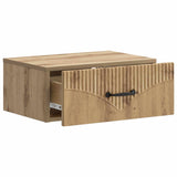Wall-Mounted Bedside Cabinet 2 pcs Artisan Oak Engineered Wood 898974