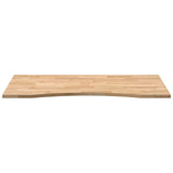 Desk Top Untreated 120x60x2.5 cm Solid Wood Oak Rectangular 4009014