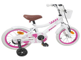 Kids Bike 14 Inches for 3-5 Years Old White 42009543