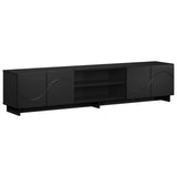 TV Stand 180 x 34.5 x 40 cm Black Engineered Wood 8011496