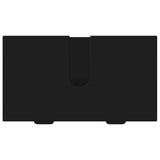 Bathroom Furniture Set with Drawer Black Engineered wood, Metal 3393114