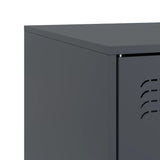 TV Cabinets 2 pcs Anthracite 67x39x44 cm Steel 841696