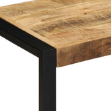Bench 80x35x45 cm Solid Rough Wood Mango 4015979