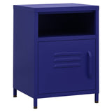 Nightstands 2 pcs Navy Blue 35x35x51 cm Steel 3095215