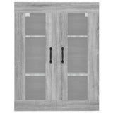 Hanging Wall Cabinet Grey Sonoma 69.5x34x90 cm 817391