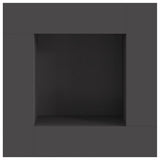 Fire Pit Black 80 x 80 x 40 cm Steel 858920
