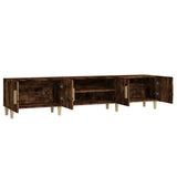 TV Cabinet Smoked Oak 180x31.5x40 cm Engineered Wood 816261