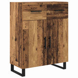 Highboard with Drawer 2 pcs Old Wood 69.5 x 34 x 180 cm 3415738