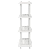Shelving Unit 4-Tier 100 x 40 x 136.5 cm PP White 8011750