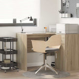 Desk with Shelf Sonoma Oak 102 x 50 x 75 cm Engineered Wood 869540