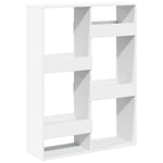 Bookcase White 100x33x135 cm Engineered Wood 3309384
