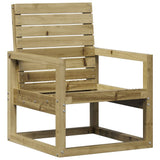 Garden Lounge Set Natural wood Vacuum pressure treated pine wood 832556
