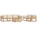 Outdoor Sofa Set 6 pcs White 3386053