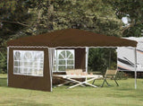Pop-up Party Tent 288 x 288 x 245 cm Taupe Oxford Fabric 42019762