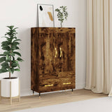 Highboard Smoked Oak 69.5x31x115 cm Engineered Wood 830305