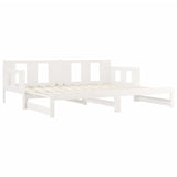 Pull-out Day Bed without Mattress White 2x cm 820293
