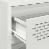 Sideboard White 68x39x73.5 cm Cold-rolled Steel 851291