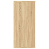 Book Cabinet/Sideboard Sonoma Oak 66x30x98 cm Engineered Wood 800345