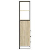 Bathroom Cabinet Sonoma Oak 35x37.5x166 cm Engineered Wood 849245