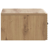 Wall-Mounted Bedside Cabinet 2 pcs Artisan Oak Engineered Wood 898634