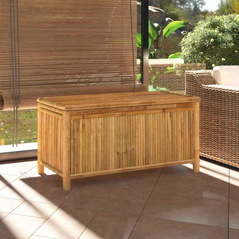 Garden Storage Box 110x52x55cm Bamboo 319876