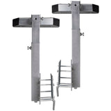 Boat Trailer Solid Bar Bow Support Set of 2 63 - 88 cm 141552