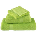 12 Piece Premium Towel Set SOLUND Green 600 gsm 137585