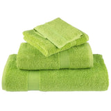 12 Piece Premium Towel Set SOLUND Green 600 gsm 137585