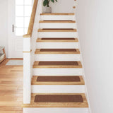 Anti-slip Stair Mats Latex backing 15 pcs Yellow 75 x 20 cm PP 4019811