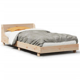 Bed Frame without Mattress 100x200 cm Solid Wood Pine 850734