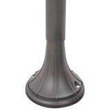 Garden Post Light E27 120 cm Aluminium Bronze 44211