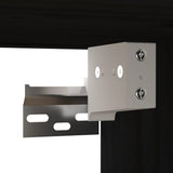 Wall Cabinets 2 pcs Black 80x30x30 cm Solid Wood Pine 818394