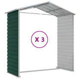 Garden Shed Green Galvanised steel Large Garden Shed 3188233