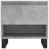 Coffee Tables 2 pcs Concrete Grey 50x46x50 cm Engineered Wood 830933