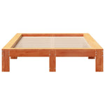 Bed Frame without Mattress Wax Brown 120x190 cm Small Double Solid Wood Pine 3308752